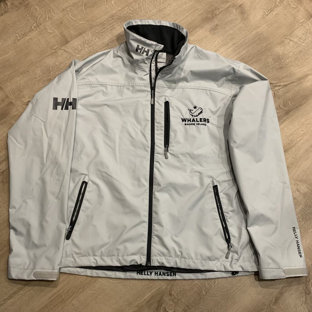 Helly Hansen Crew MidLayer Sailing Jacket Men's 2XL XXL Whalers Brewery Gray